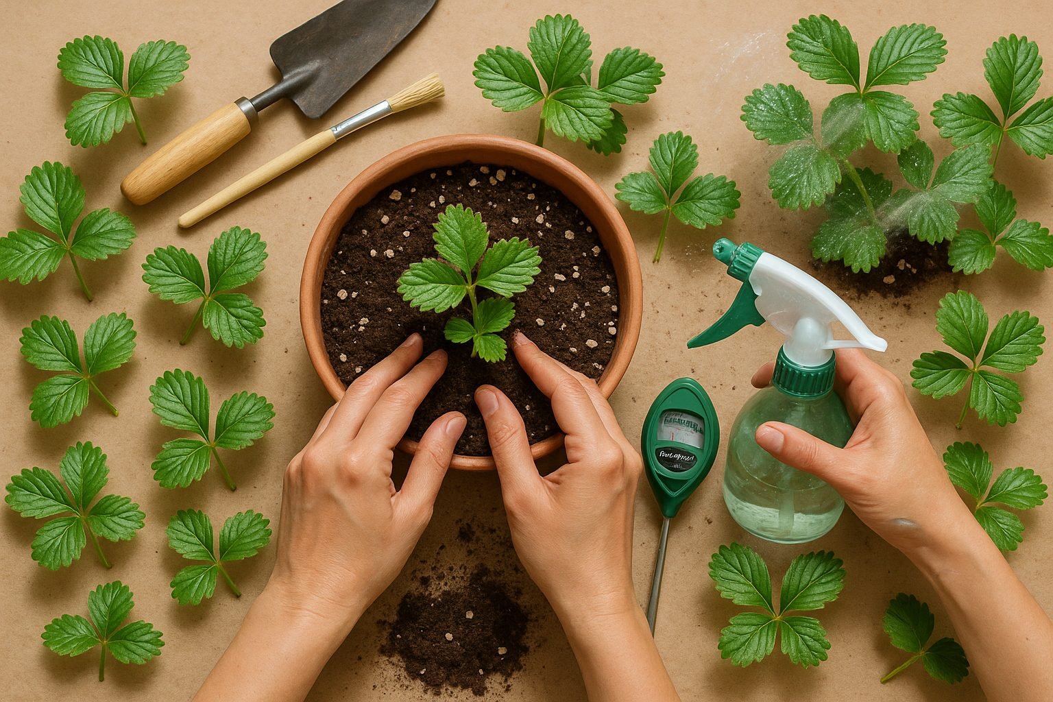 How to Plant and Care for Indoor Strawberries