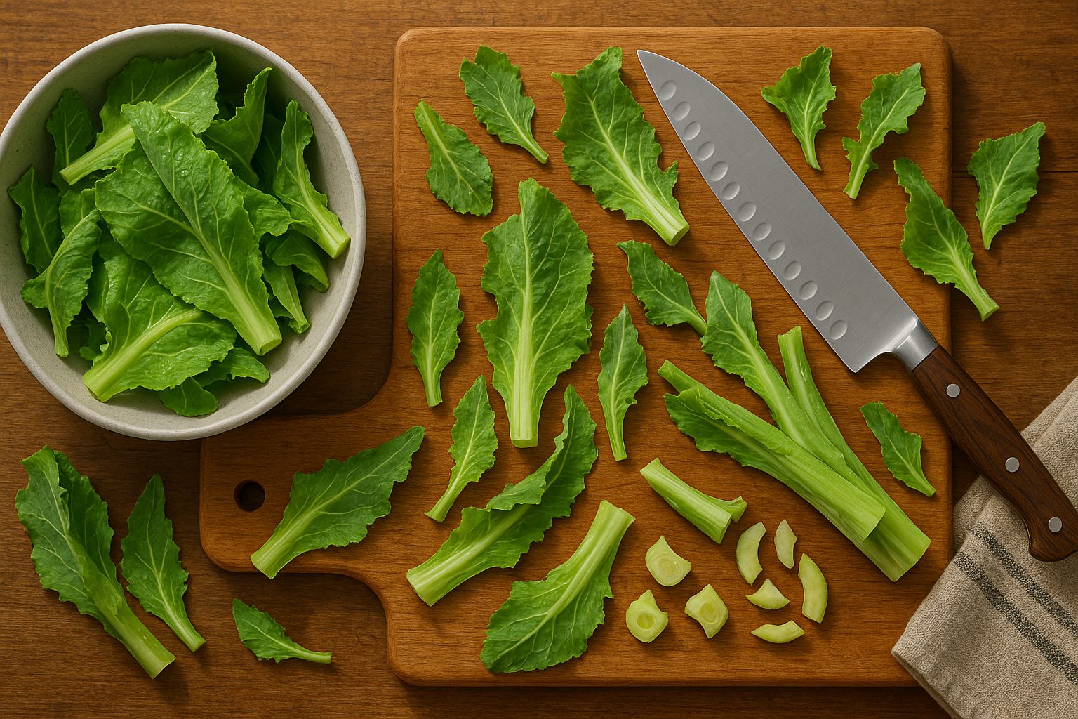 How to Prepare Cauliflower Leaves for Cooking