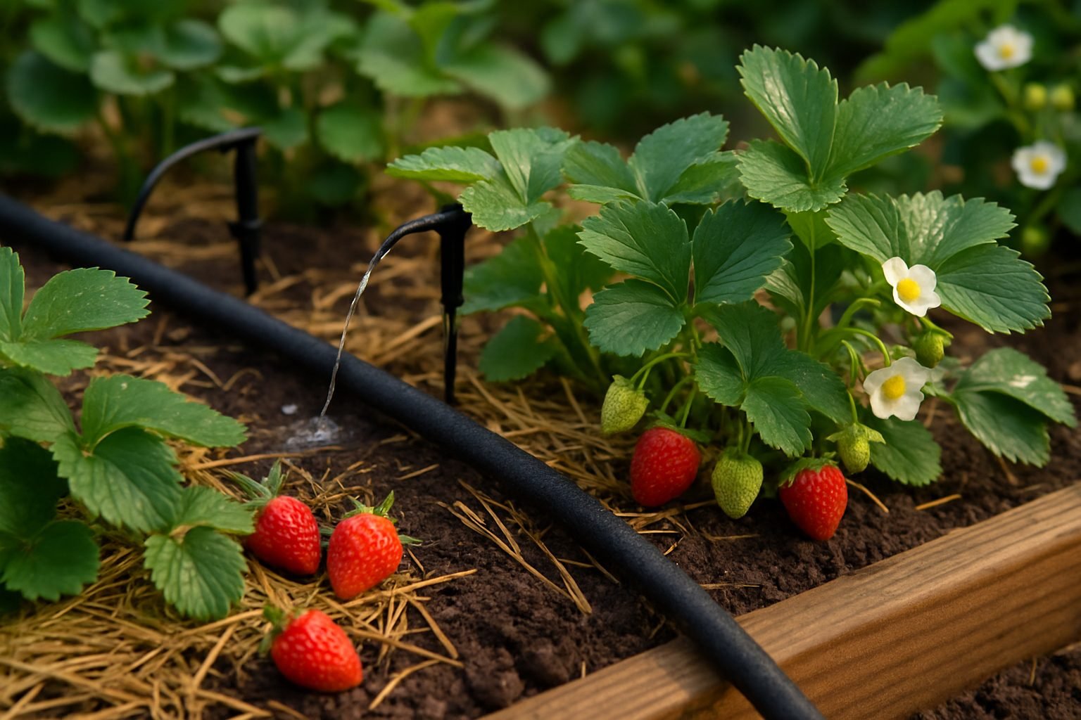 How to Properly Water Strawberries