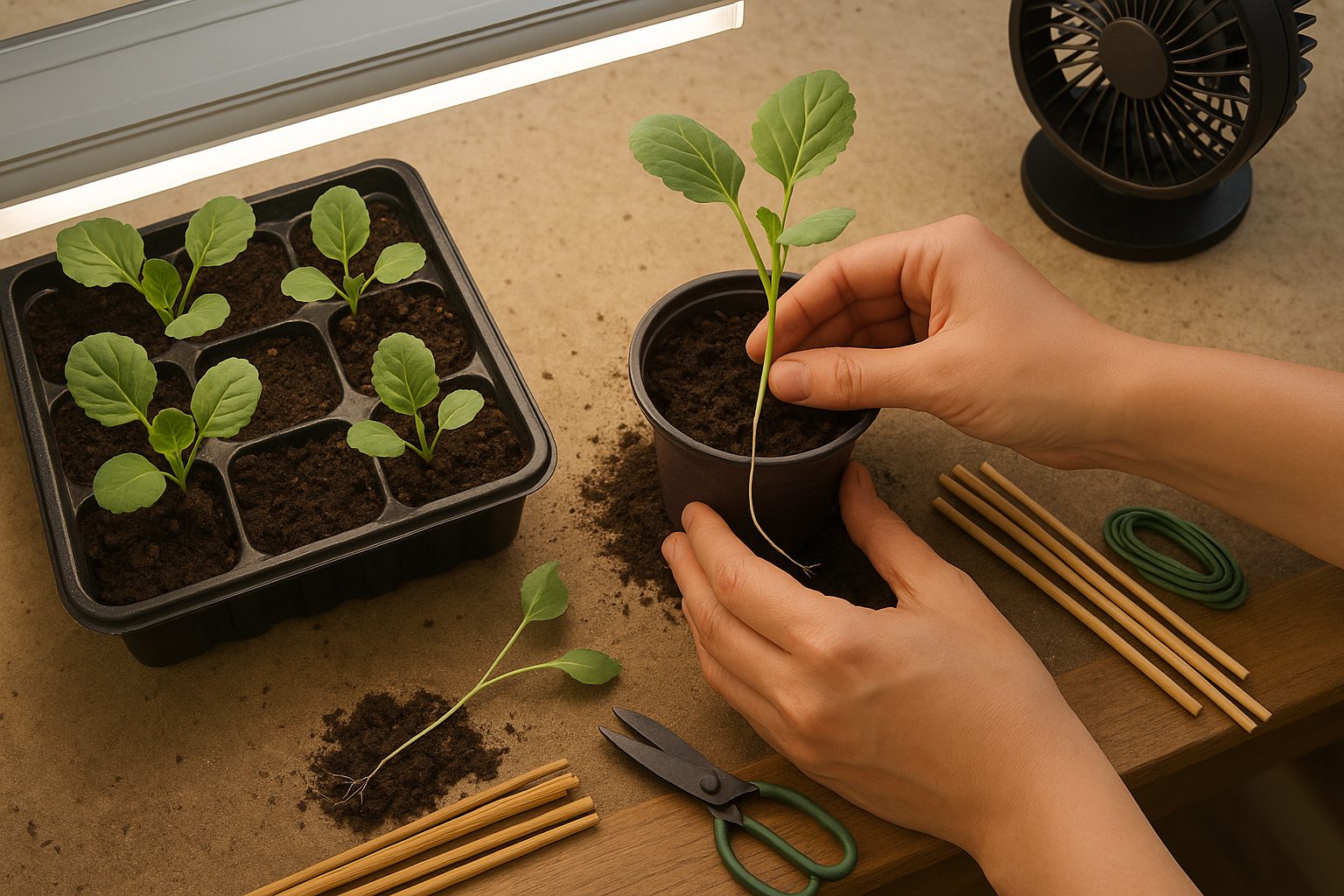 How to Rescue Leggy Seedlings