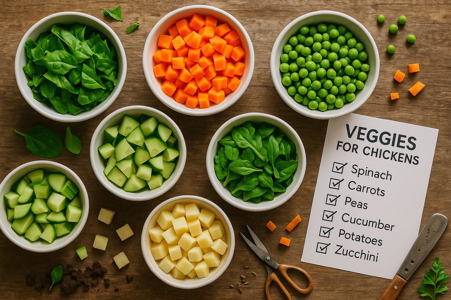 How to Safely Introduce New Veggies to Chickens