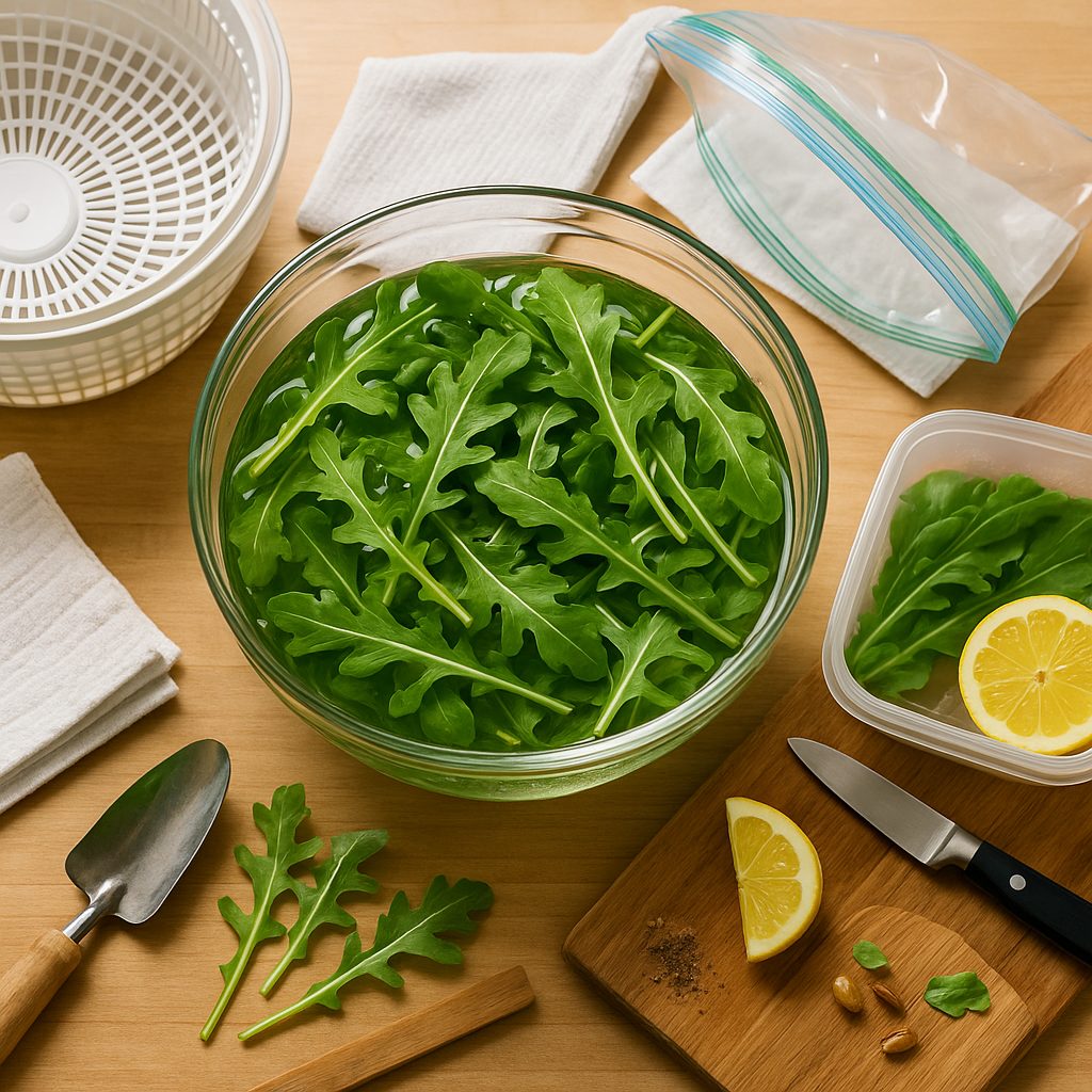 How to Select Store and Prepare Arugula