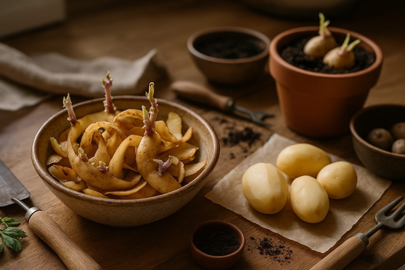 How to Select and Prepare Potato Peelings