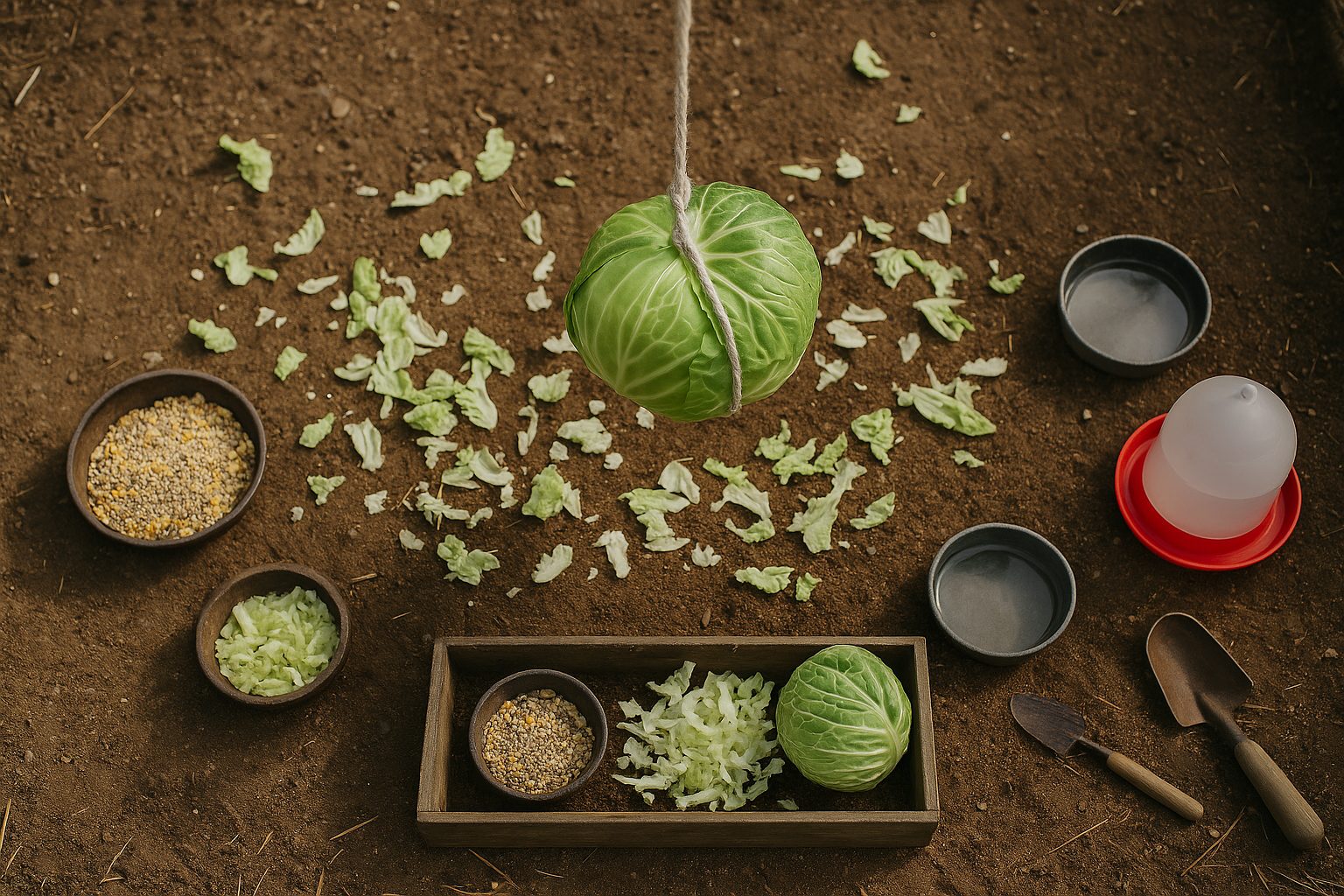 How to Serve Cabbage to Your Flock