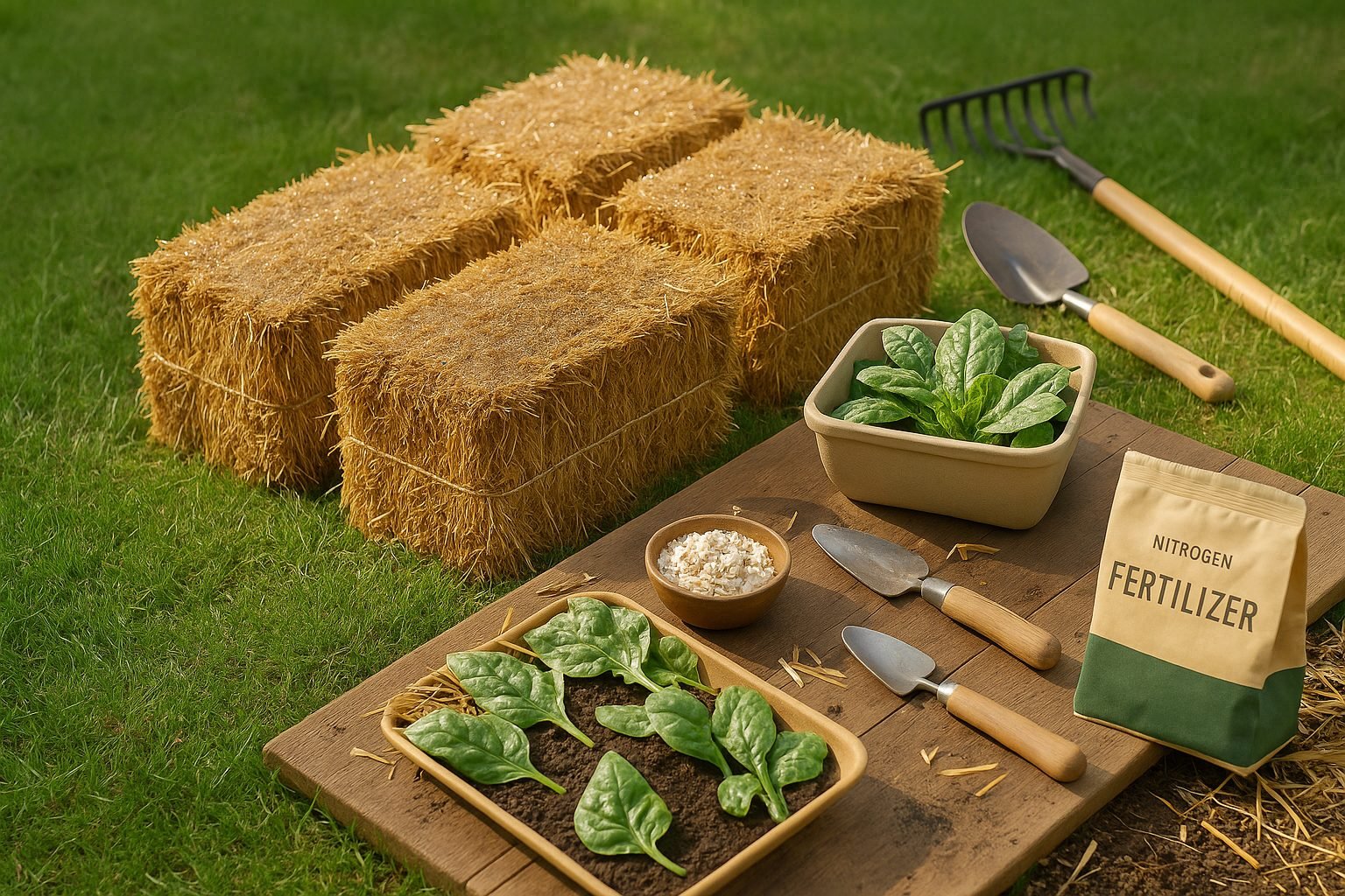 How to Set Up Your Straw Bale Garden