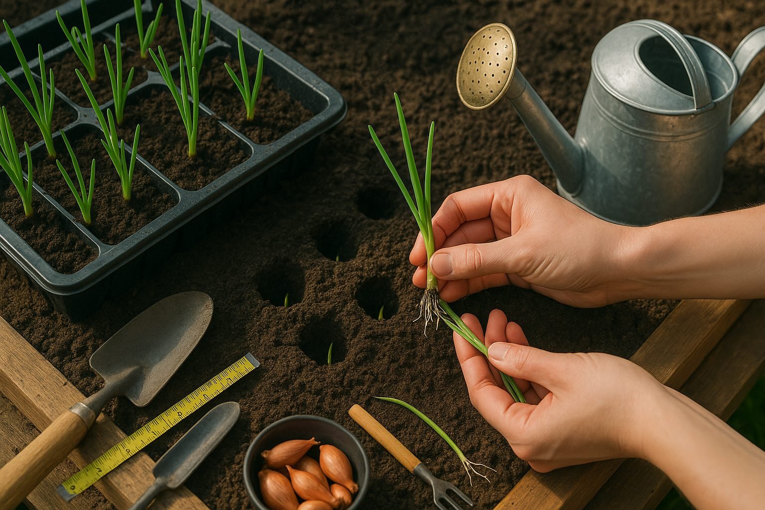 How to Transplant Onion Seedlings Step-by-Step