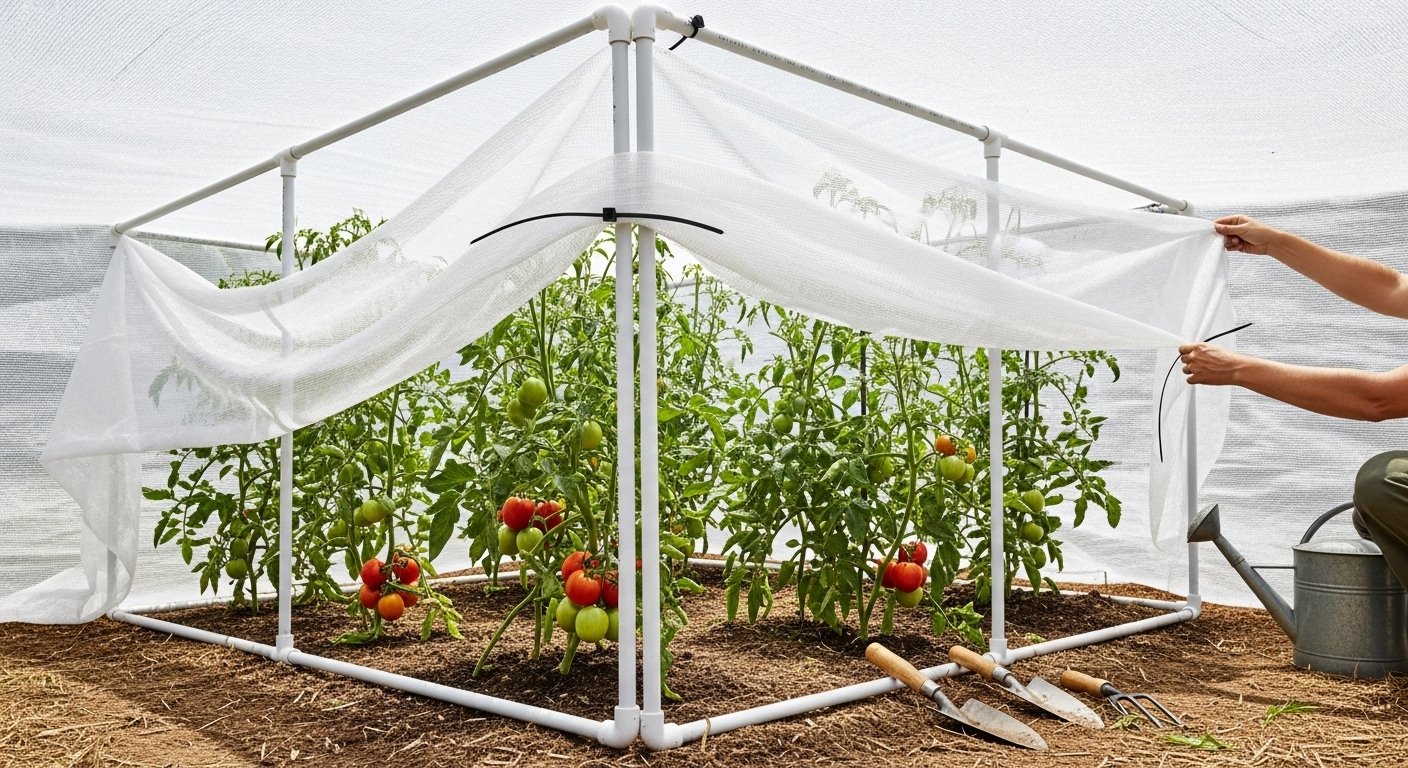 How to Use Shade Cloth Effectively in Tomato Gardens