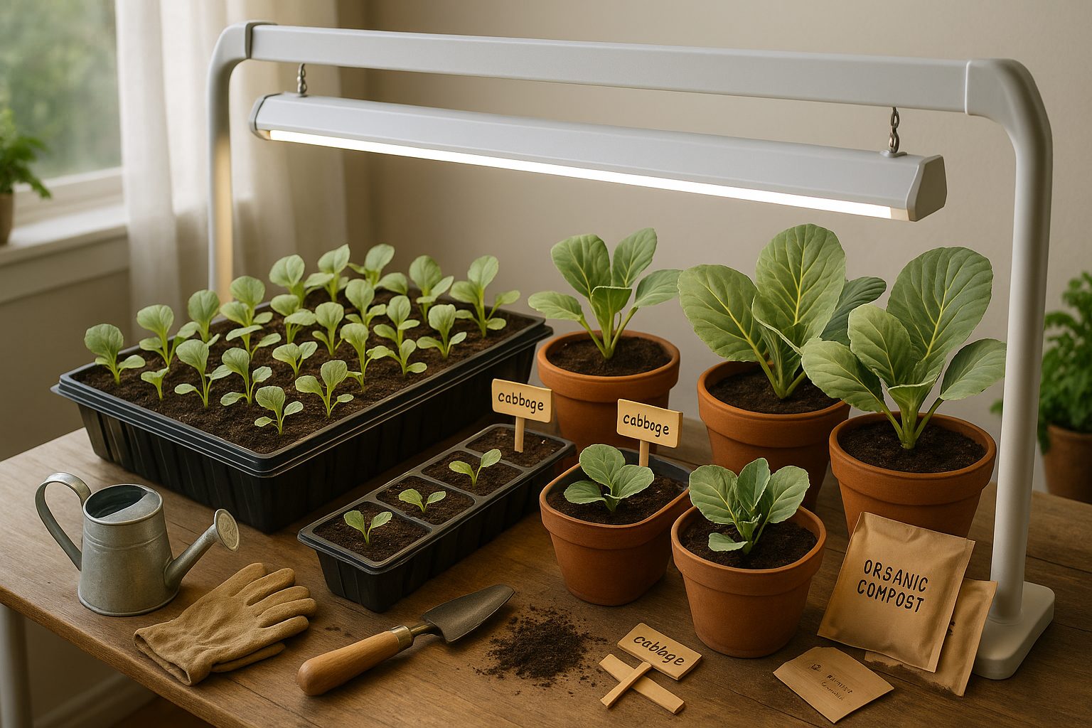 Lighting Essentials for Indoor Cabbage