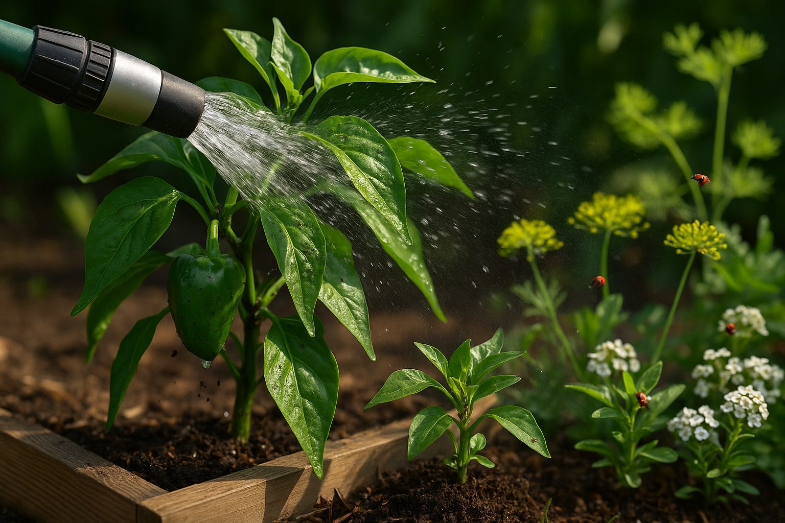 Natural Physical Aphid Control Methods
