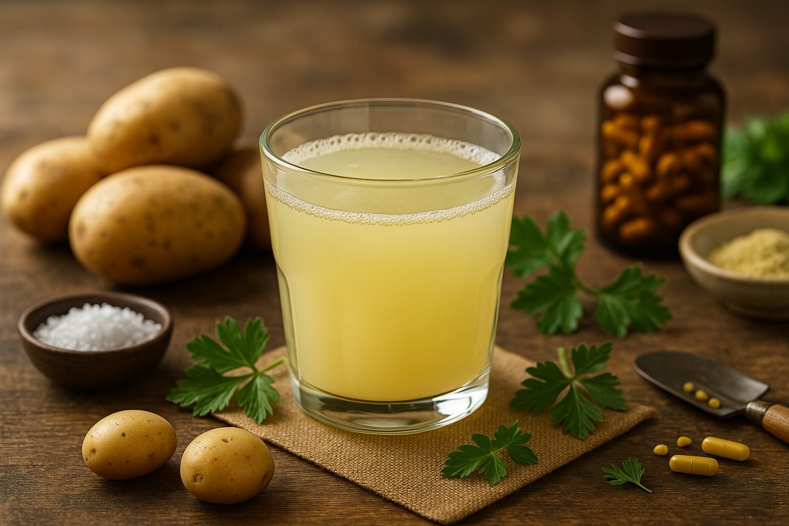 Nutritional Value Health Benefits of Potato Juice