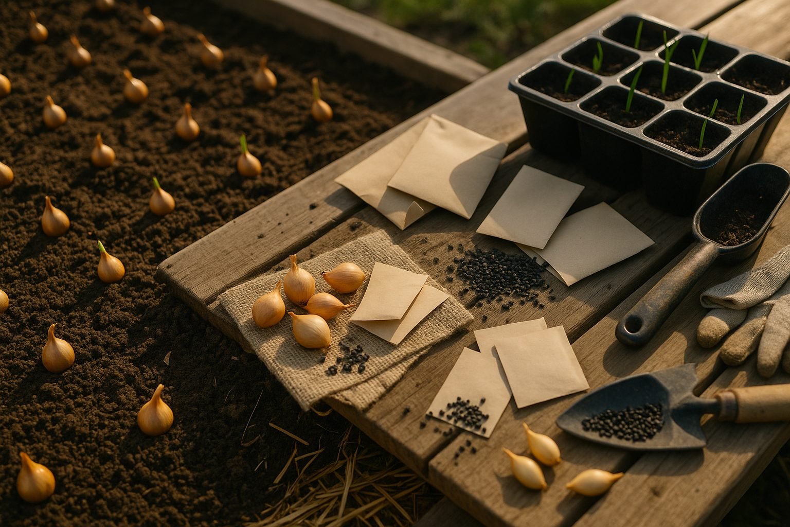 Onion Sets vs Onion Seeds