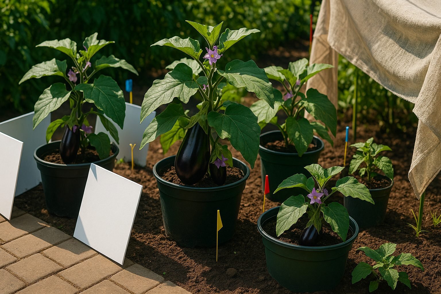 Optimal Planting Times and Site Selection for Eggplant Hot Weather