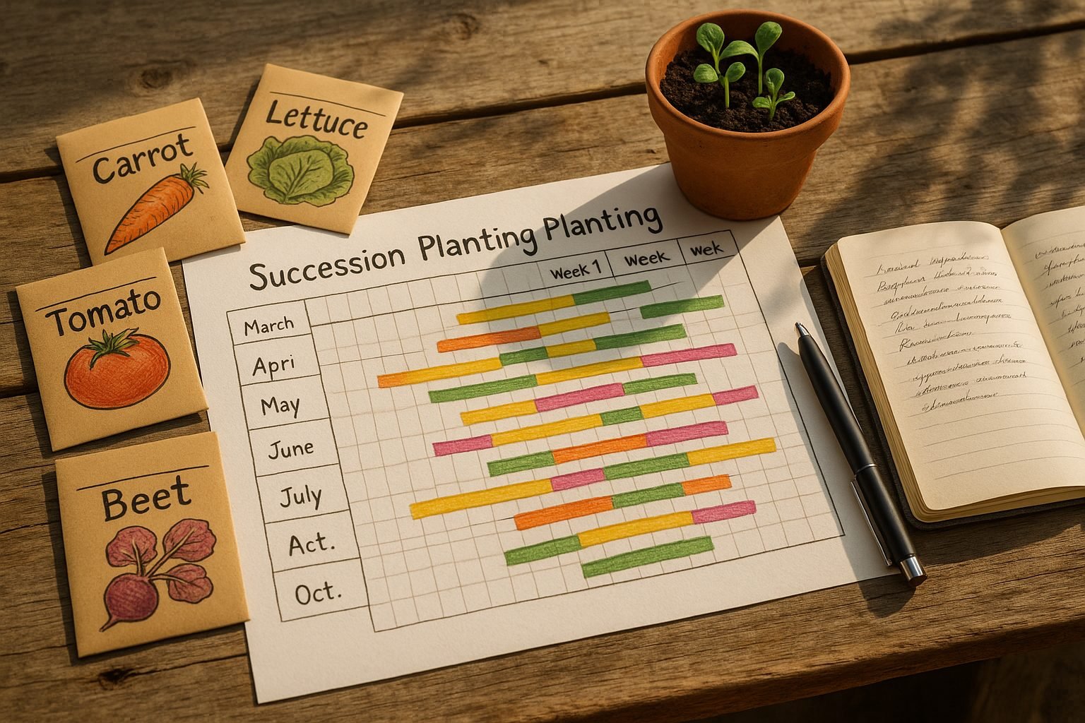 Planning Your Radish Succession