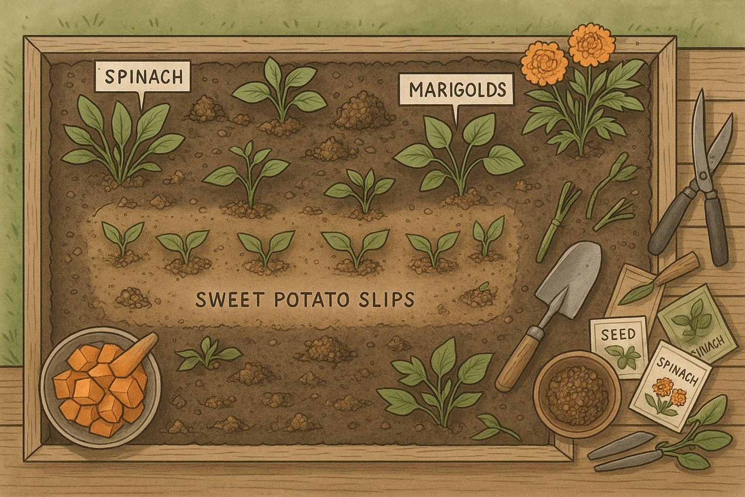 Planning Your Sweet Potato Bed