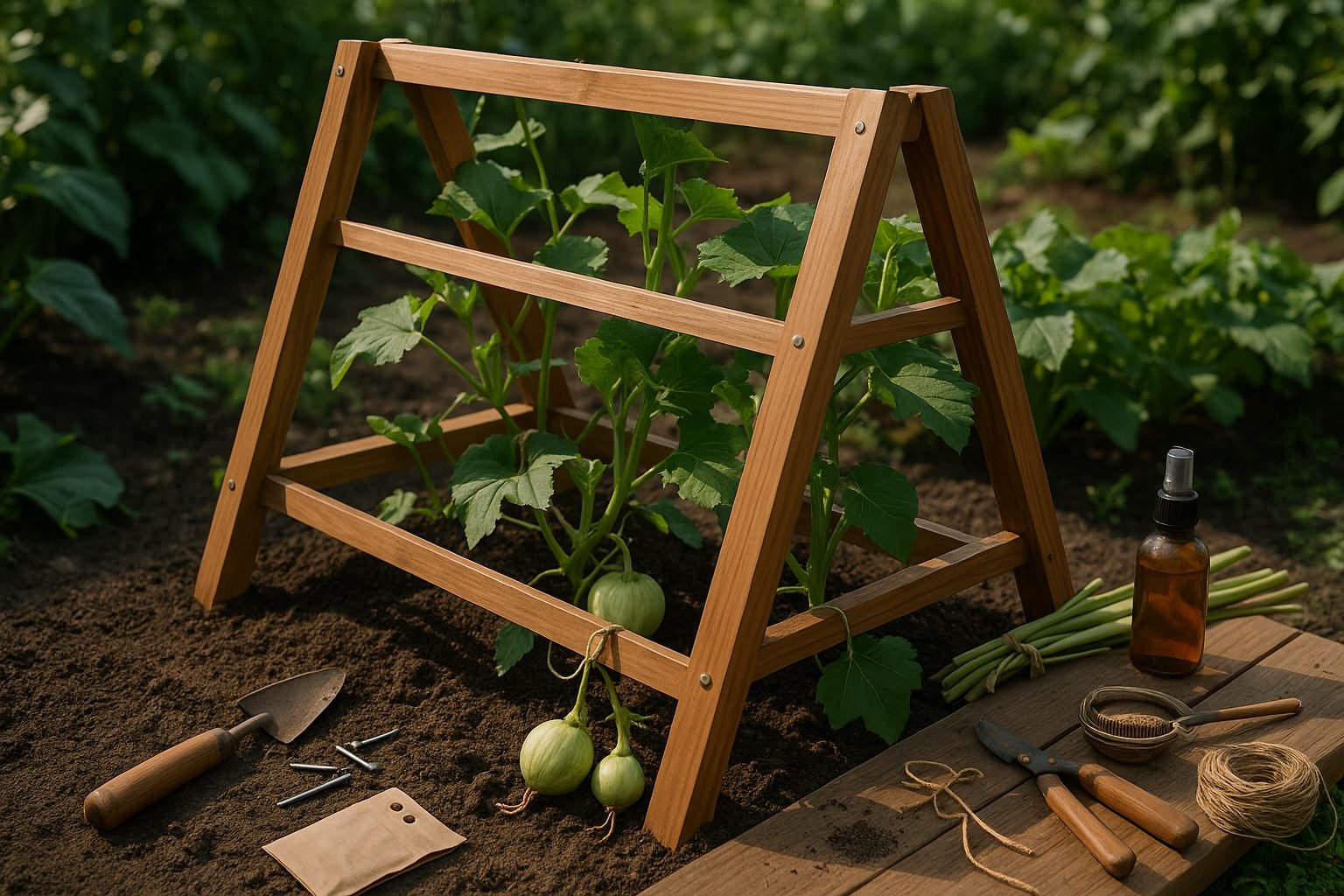 Planning and Building Your Pumpkin Trellis