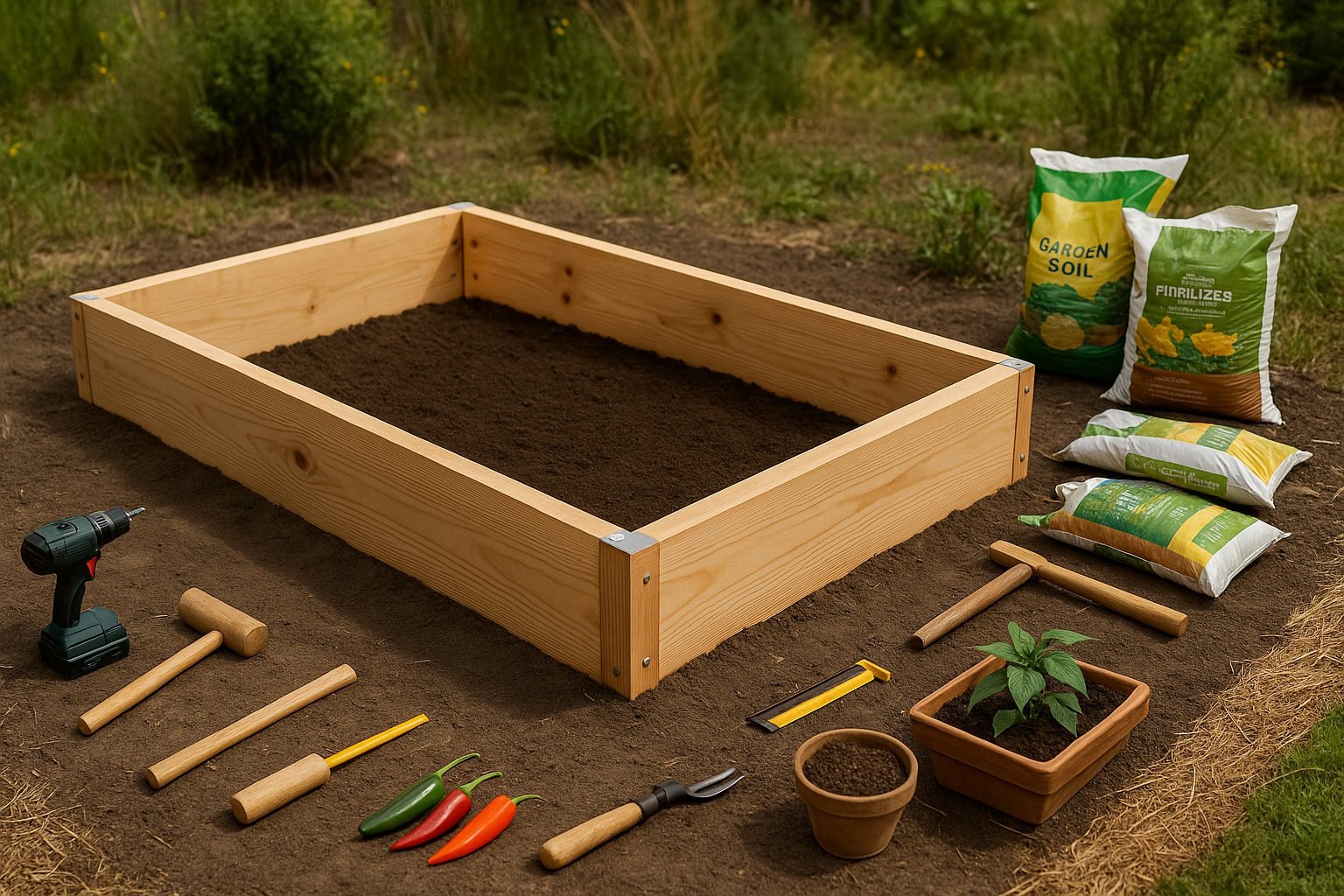 Planning and Building Your Raised Bed for Peppers