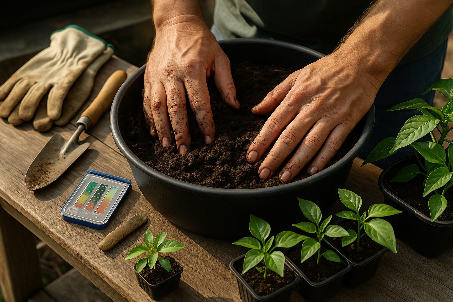 Planting Bell Peppers Soil Spacing and Container Tips