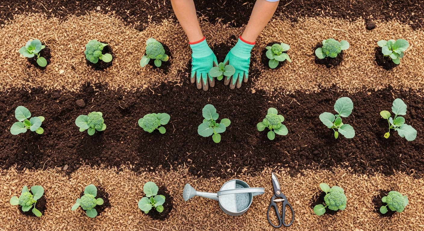 Planting Broccoli