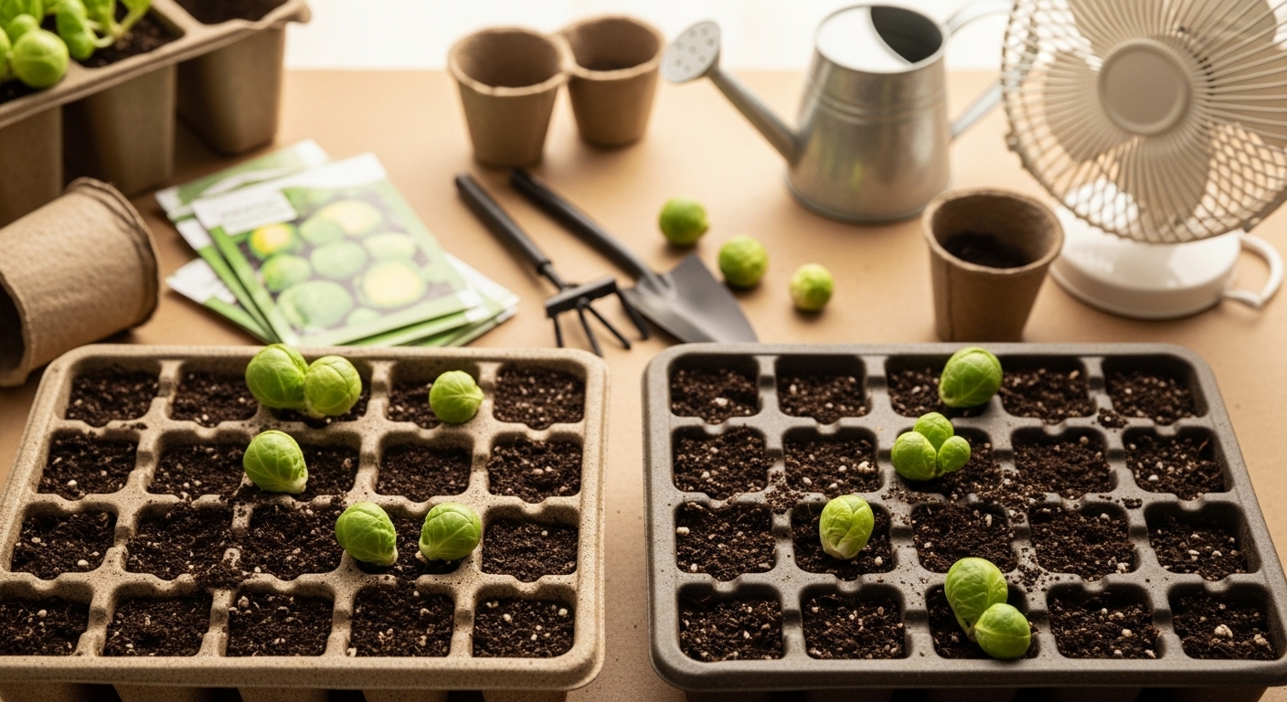 Planting Brussels Sprouts Seeds Timing and Location.