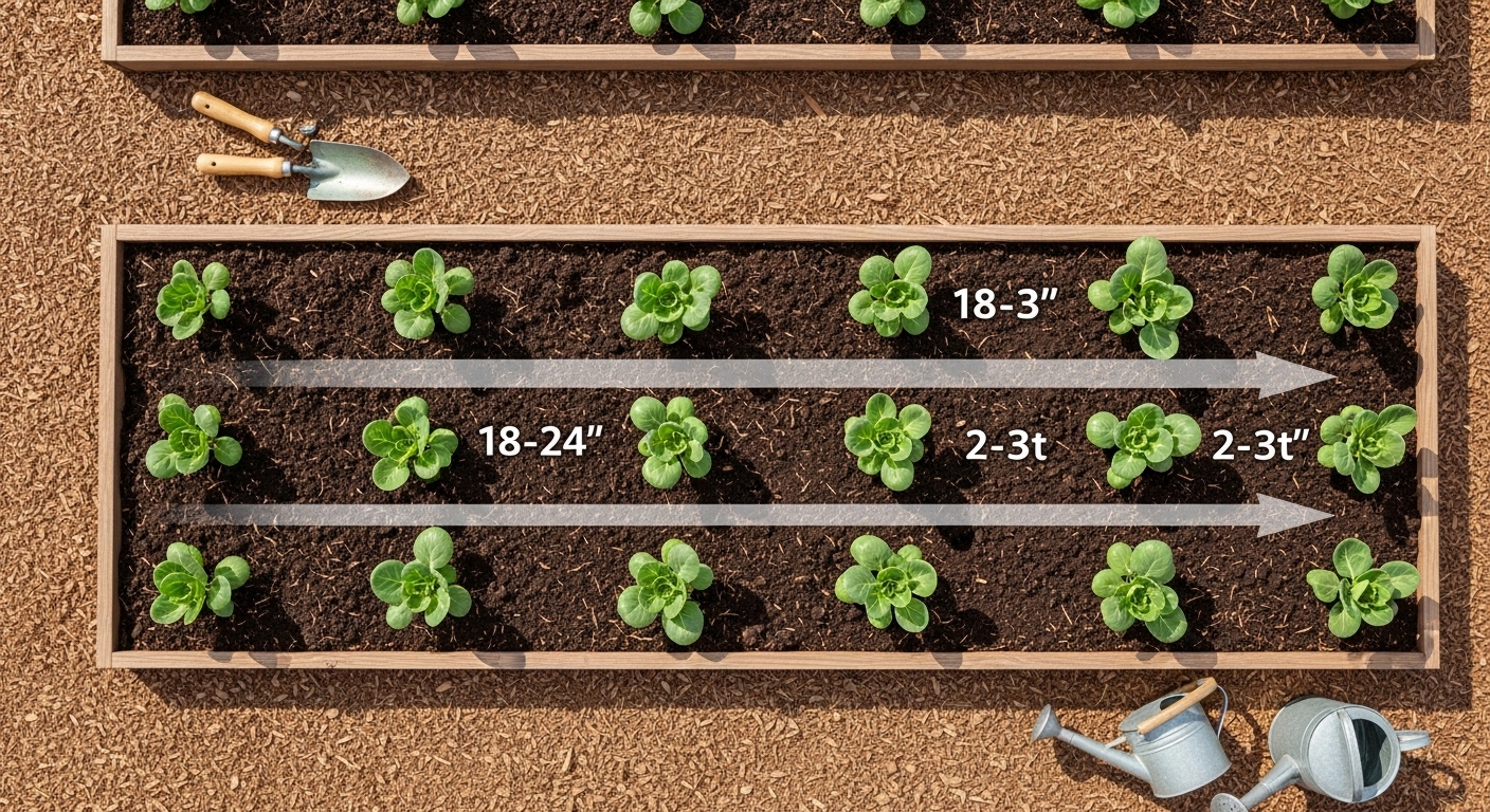 Planting Brussels Sprouts in the Garden