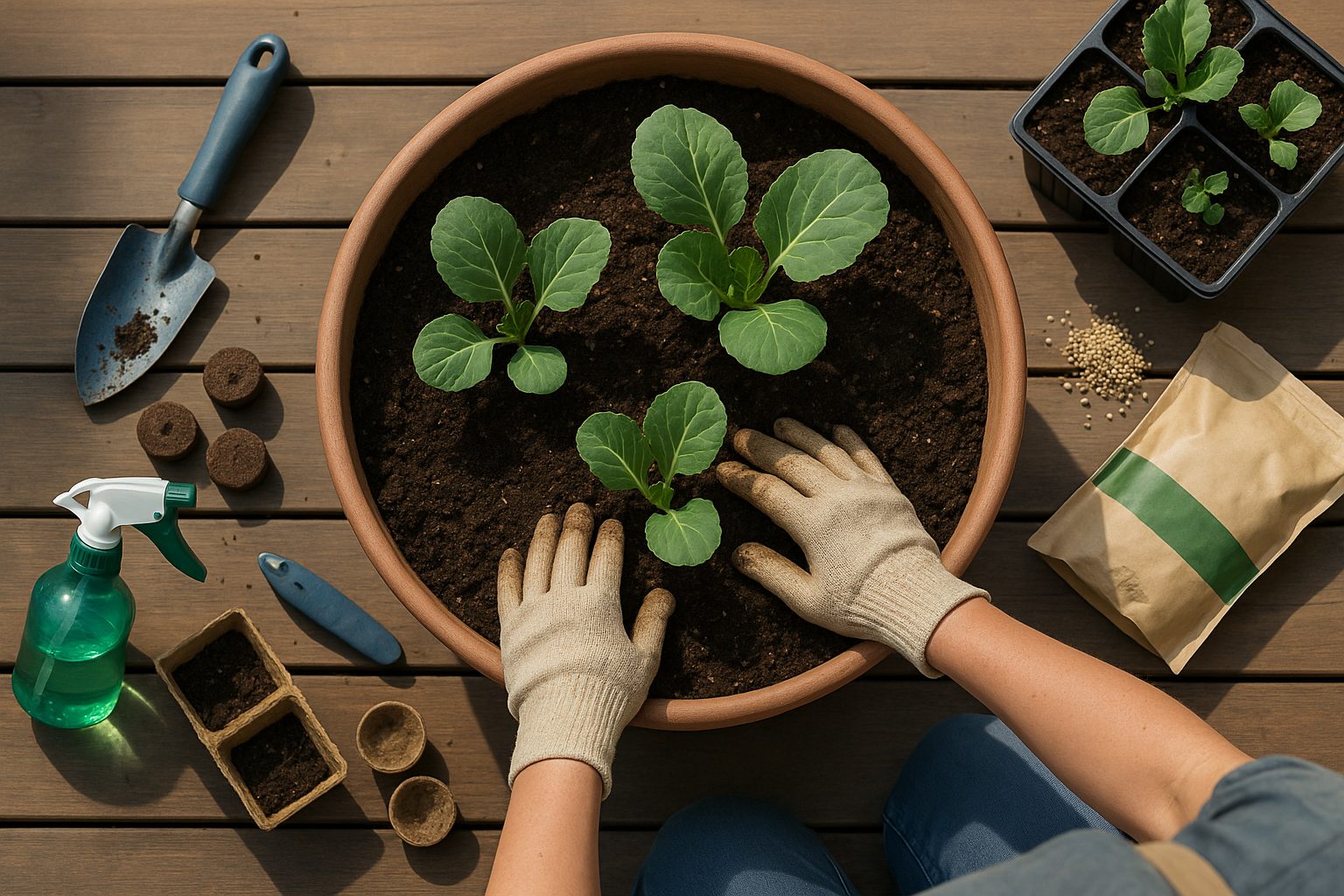Planting Cabbage