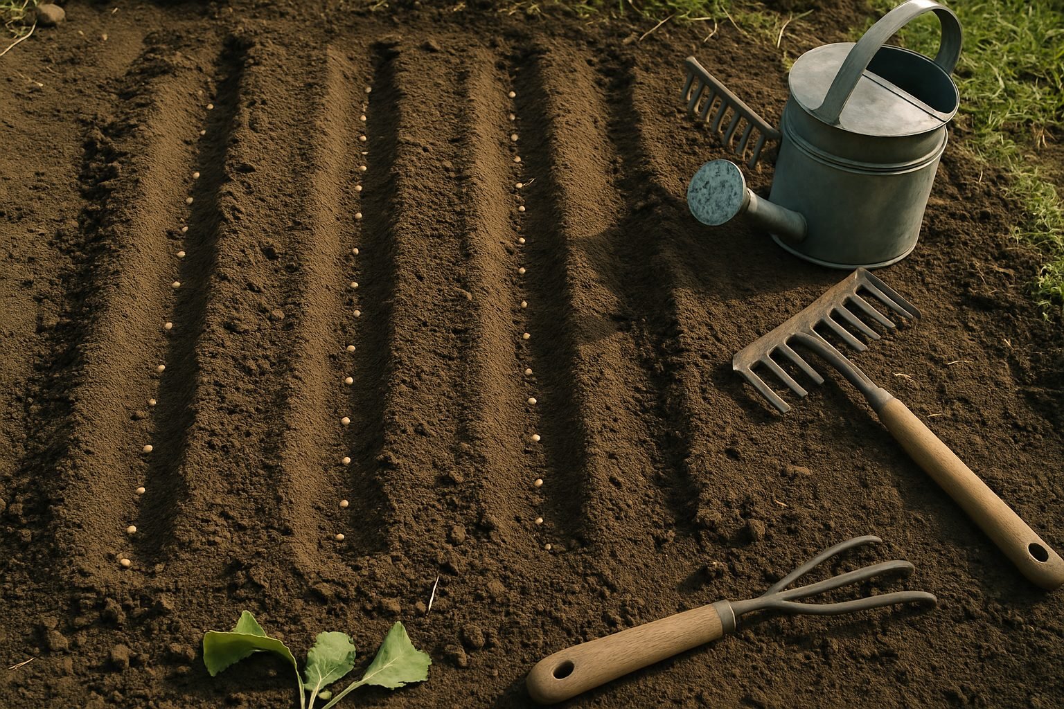 Planting Daikon Radishes