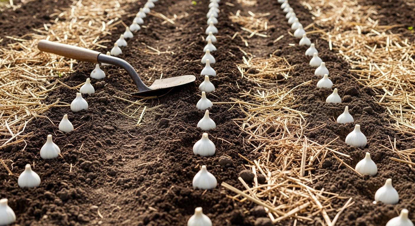 Planting Garlic Timing Seed Selection and Spacing