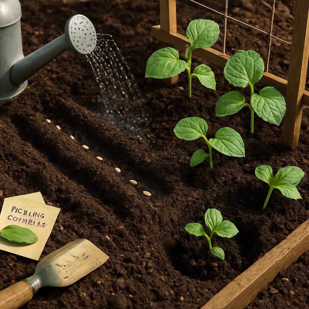 Planting Pickling Cucumbers