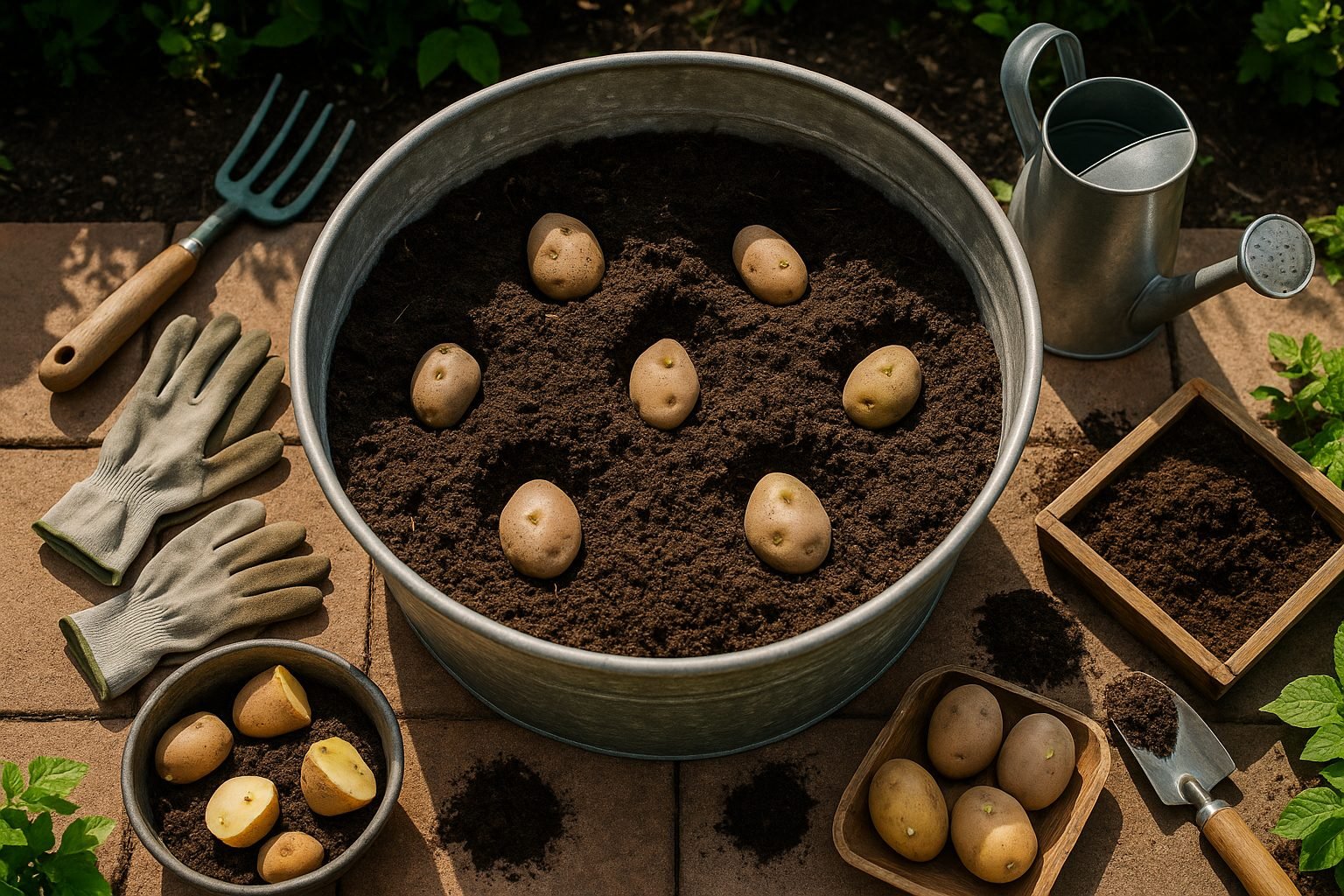 Planting Potatoes