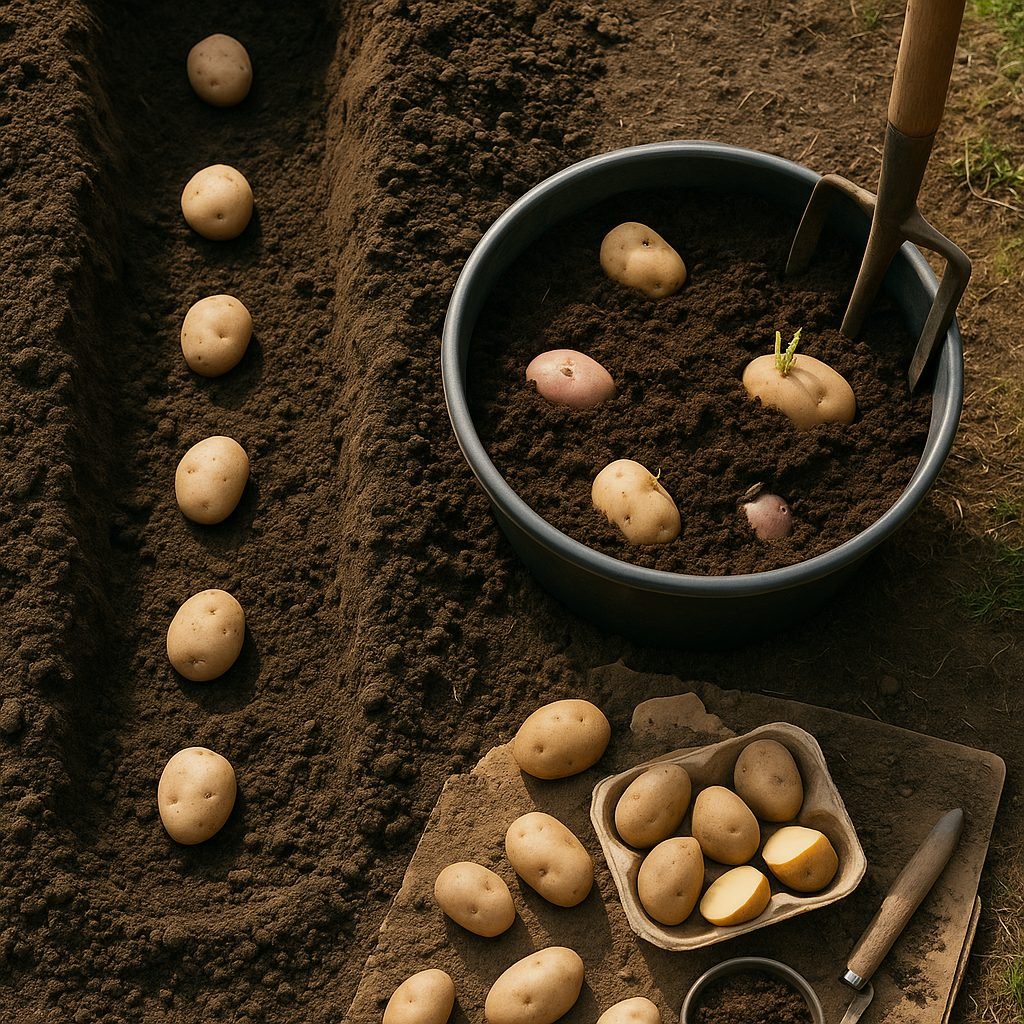 Planting PotatoesIn Ground or Containers