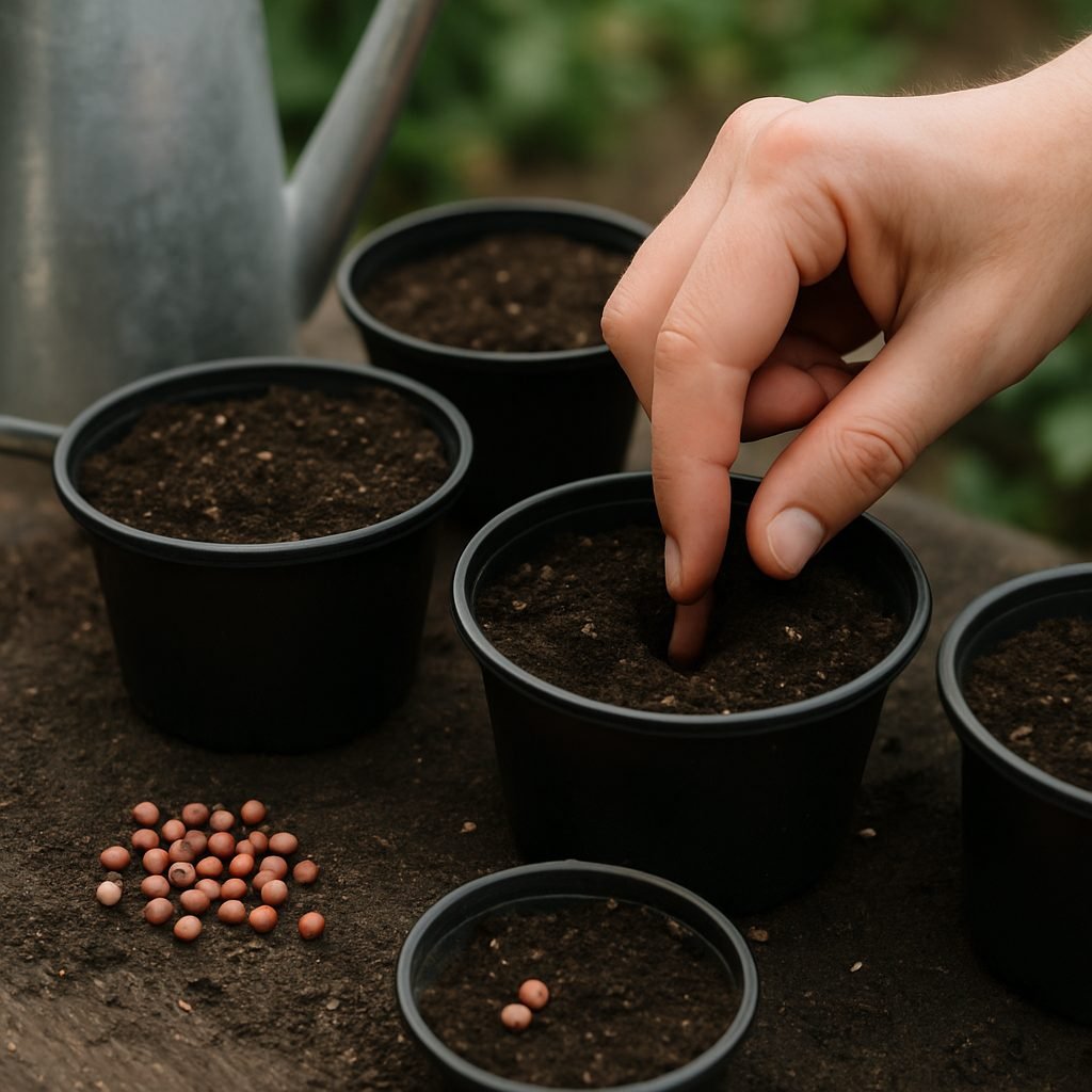 Planting Radish Seeds in Pots