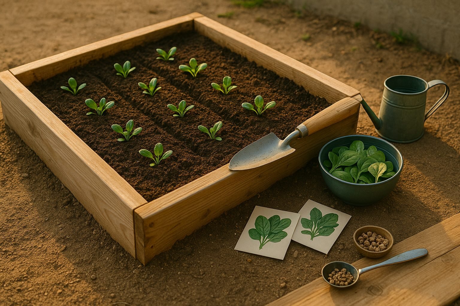 Planting Spacing for Optimal Spinach Growth