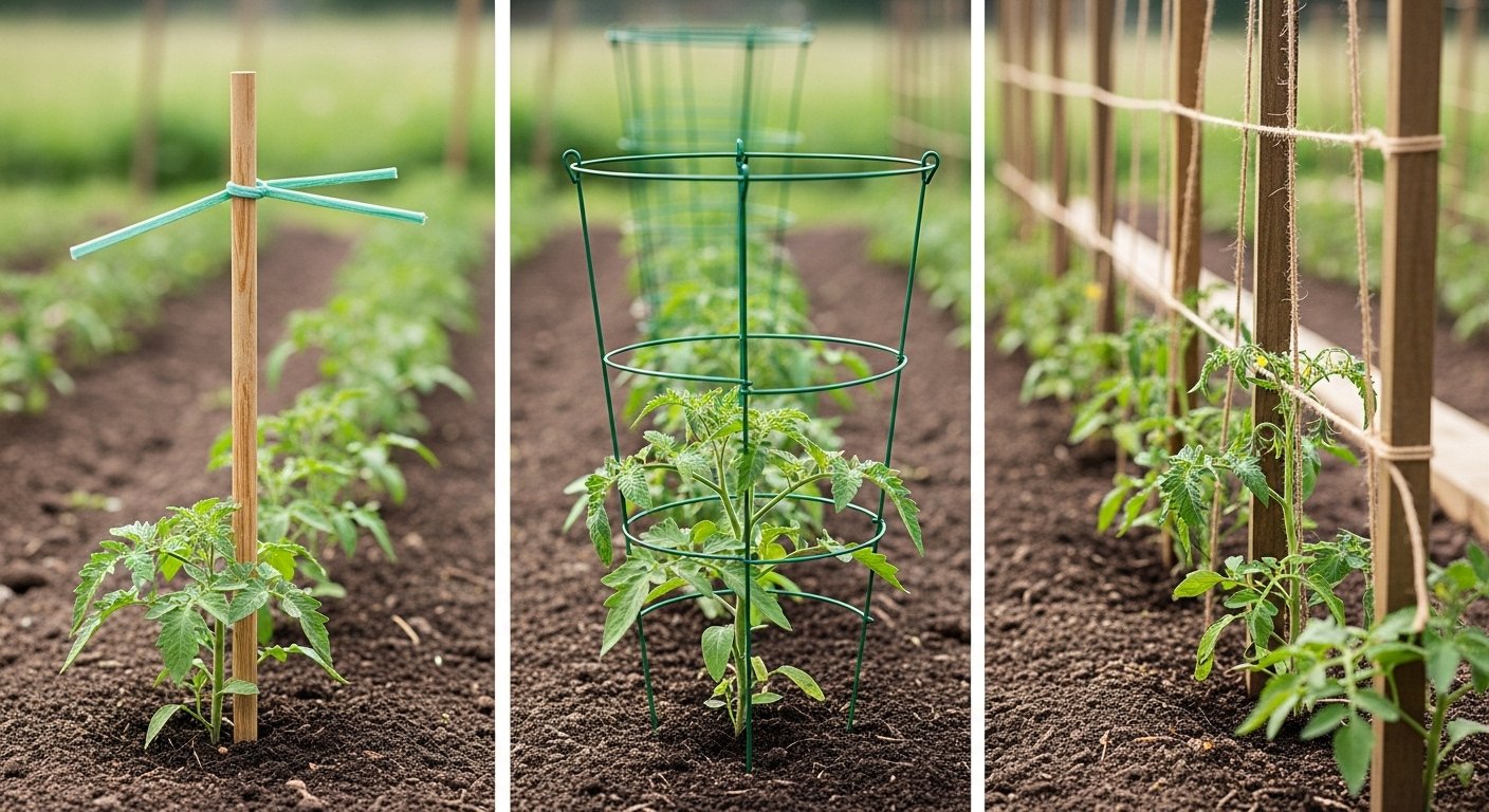 Planting Supporting Your Tomatoes.