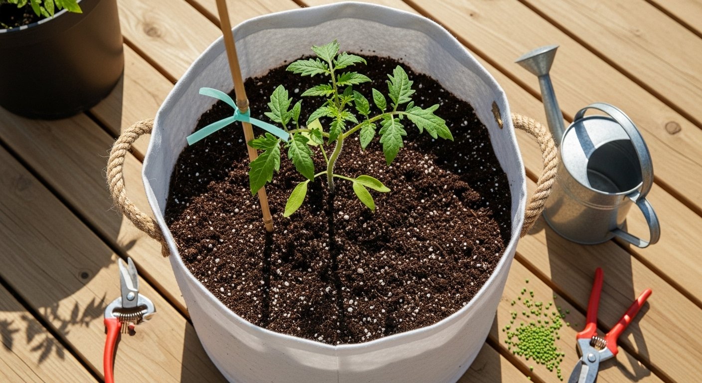 Planting Supporting and Caring for Tomatoes