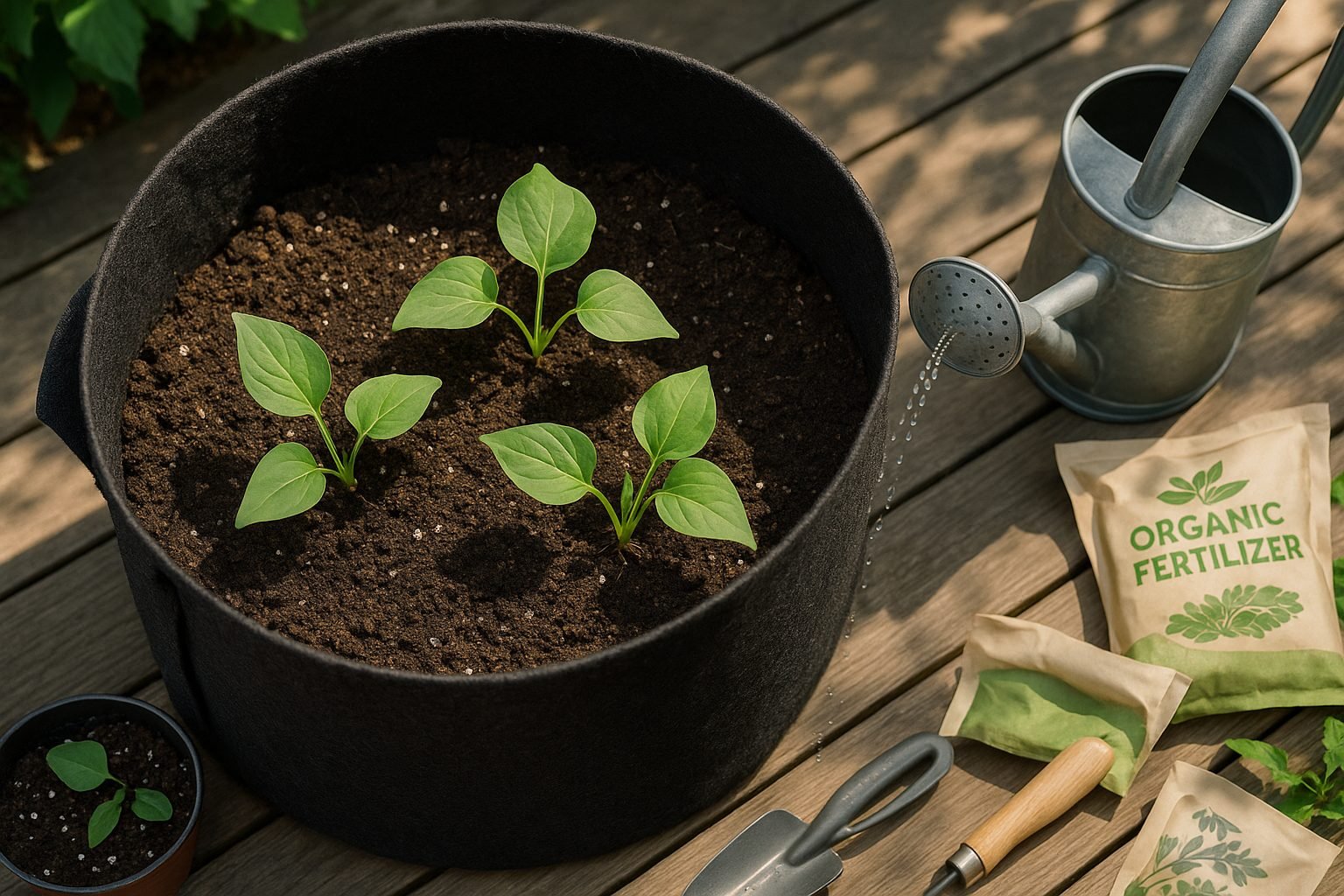 Planting Sweet Potatoes in Containers