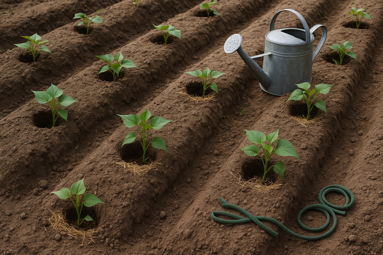Planting Sweet Potatoes