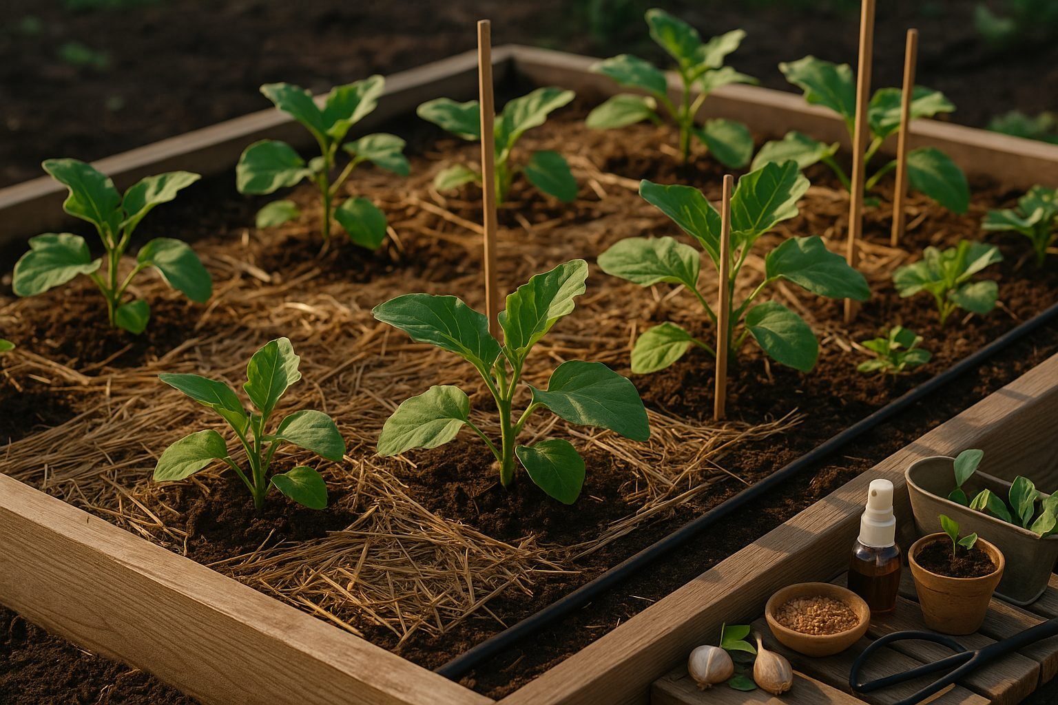 Planting and Caring for Eggplant in Raised Beds