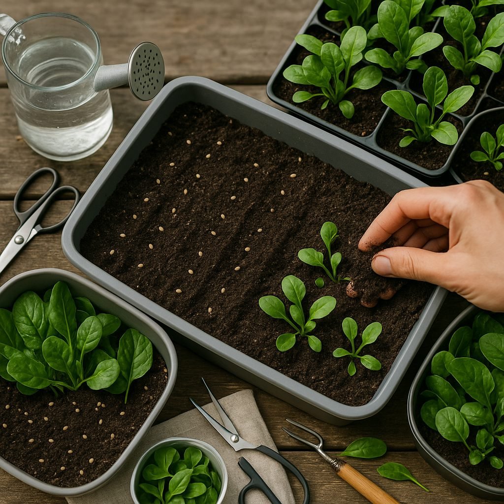 Planting and Caring for Indoor Spinach