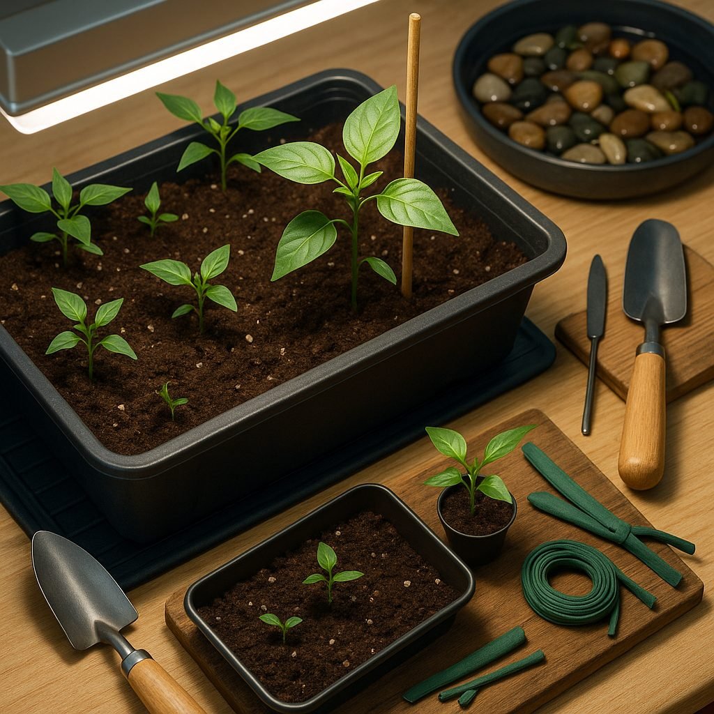 Planting and Caring for Your Vertical Hot Pepper Garden