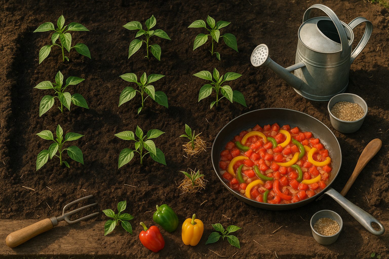 Planting and Early Care for Bell Peppers