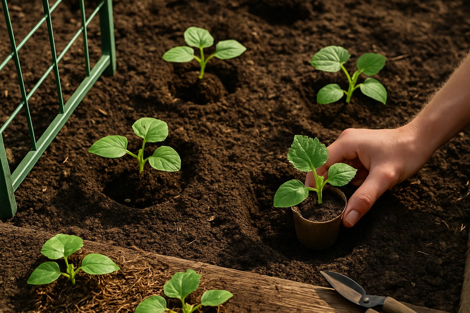 Planting and Sowing Cucumbers