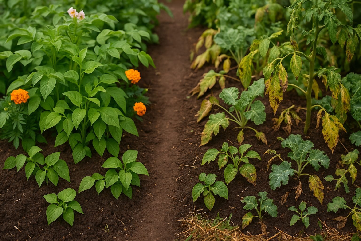 Plants to Avoid Planting with Potatoes