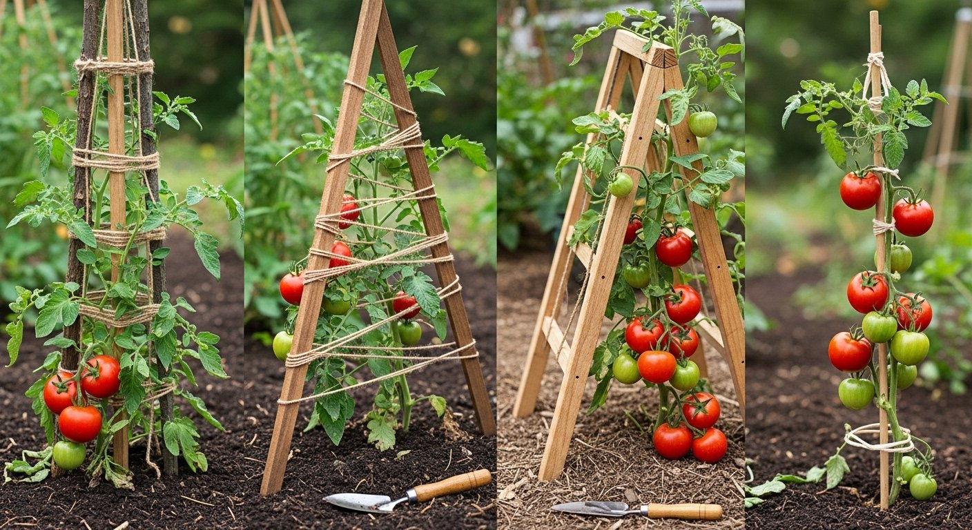 Popular Tomato Trellis Methods