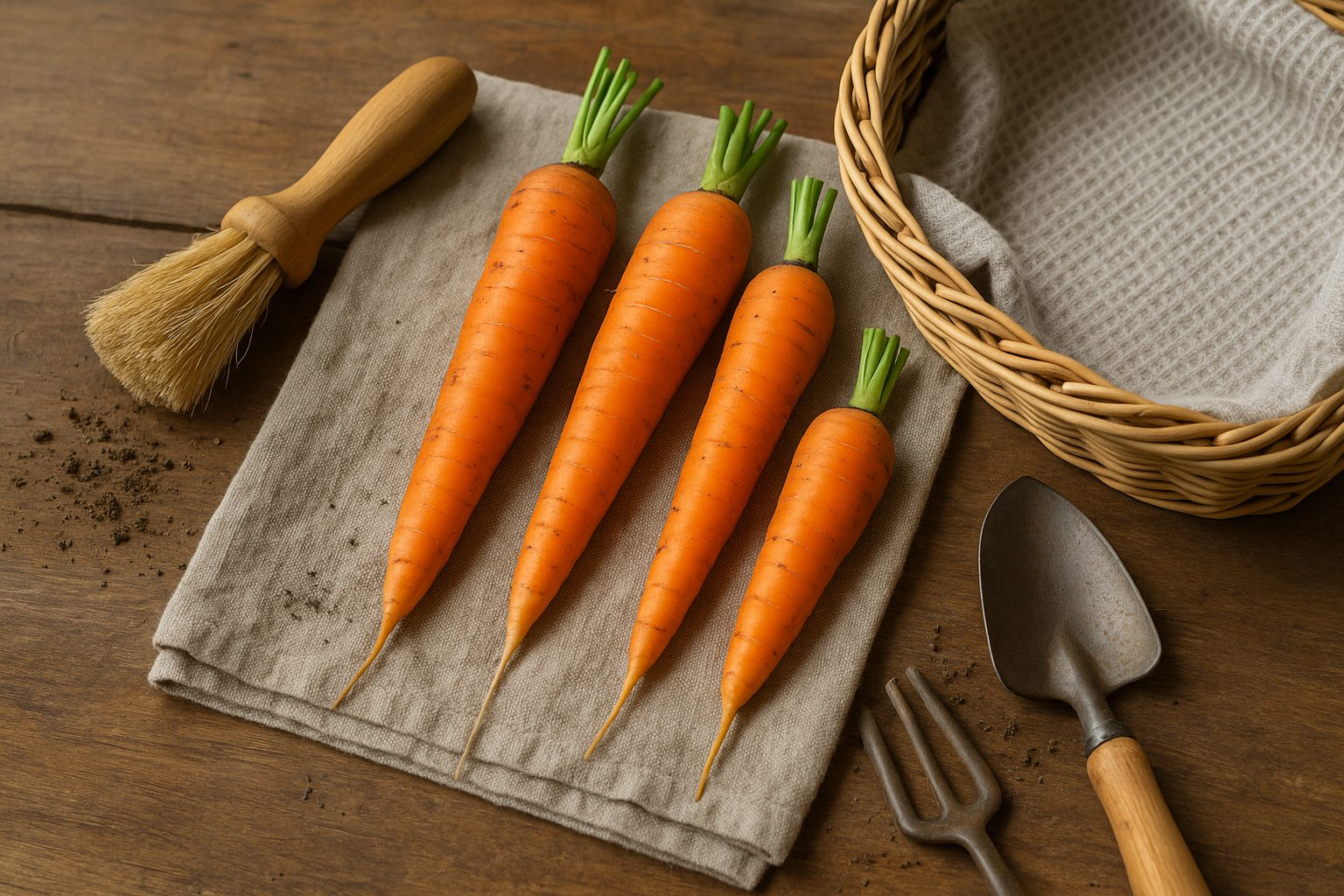 Preparing Carrots for Storage