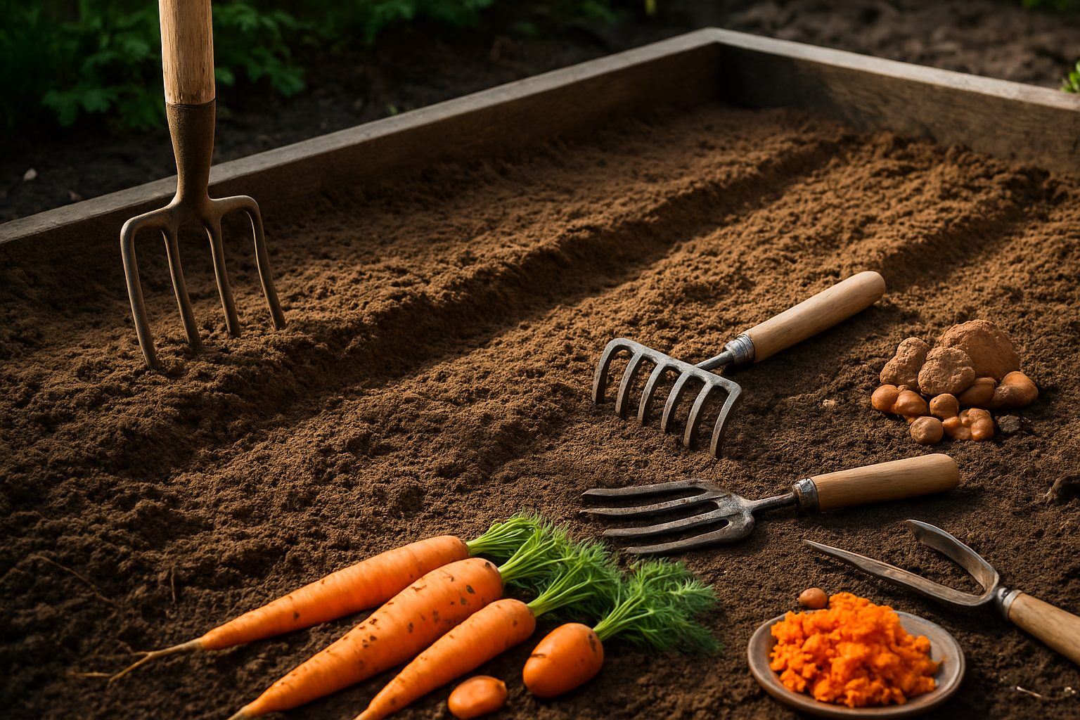 Preparing Soil for Healthy Carrots