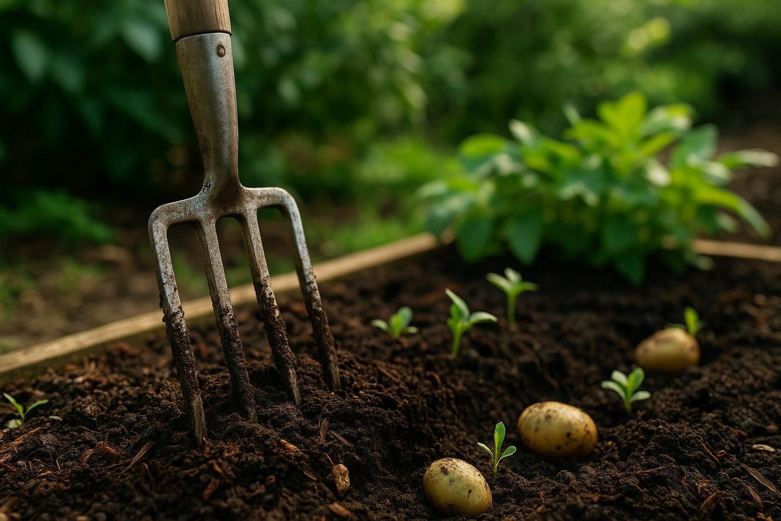 Preparing Your Potato Bed Soil Location and Setup