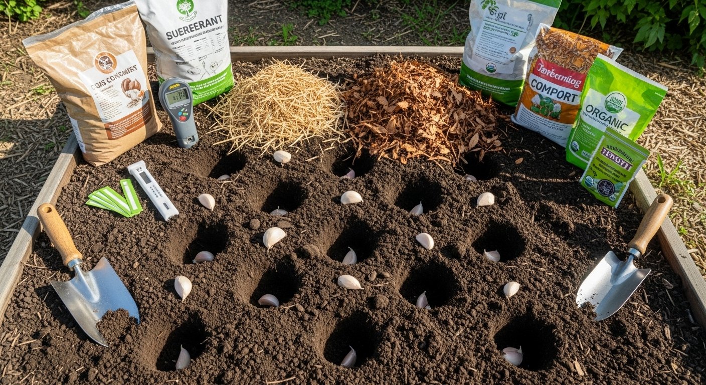Preparing Your Raised Bed for Garlic