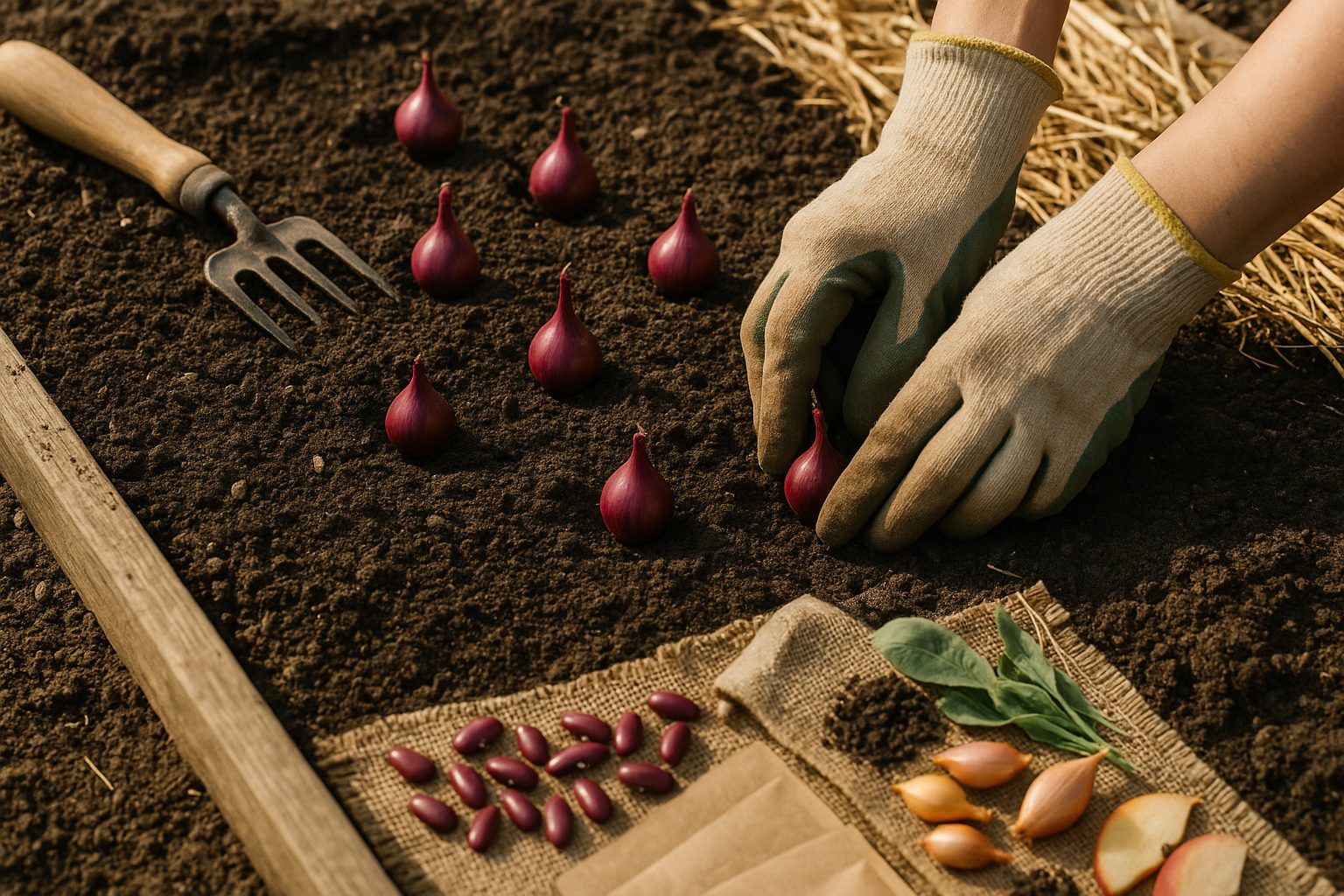 Preparing Your Soil Planting Red Onions