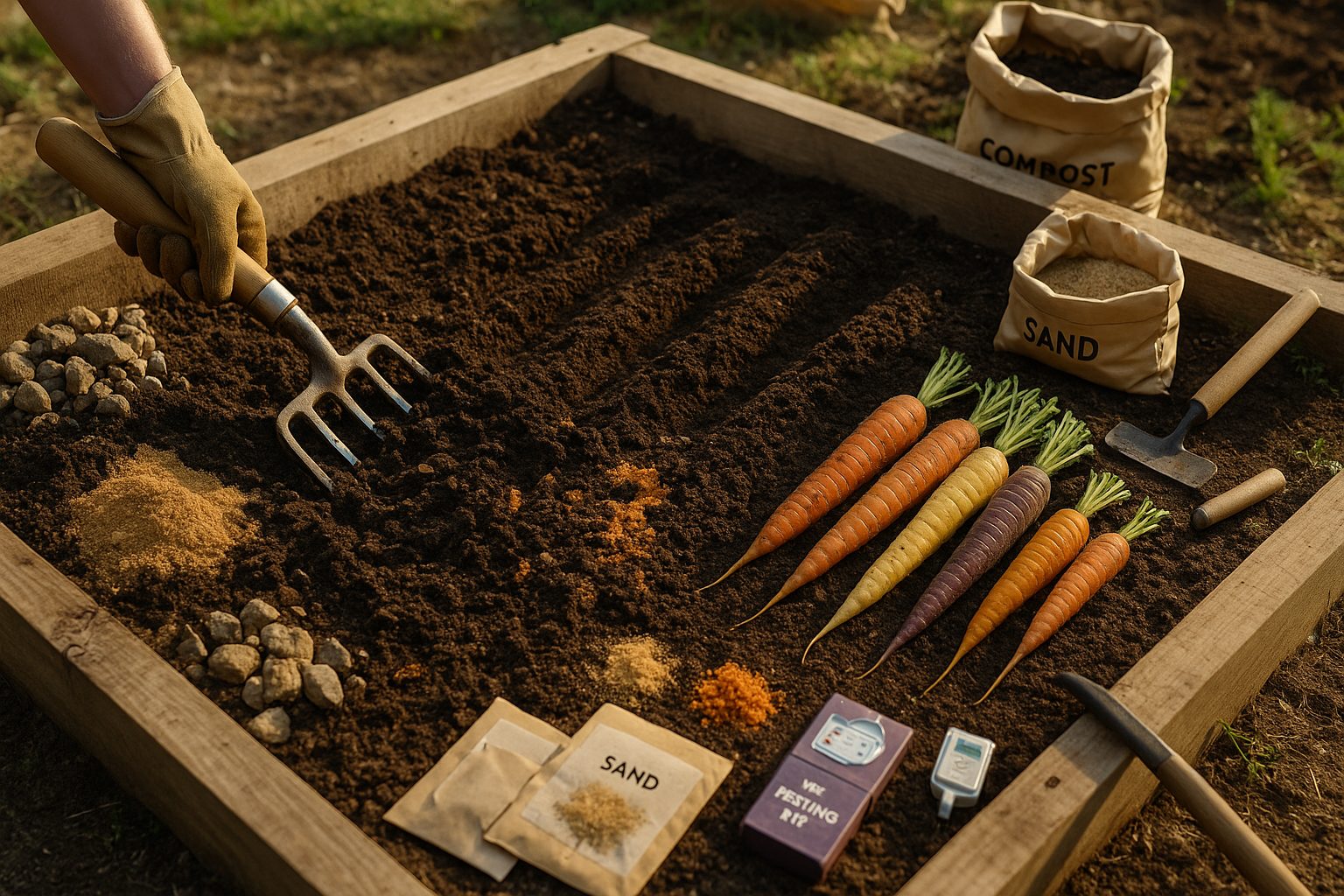 Preparing and Amending Soil for Carrots