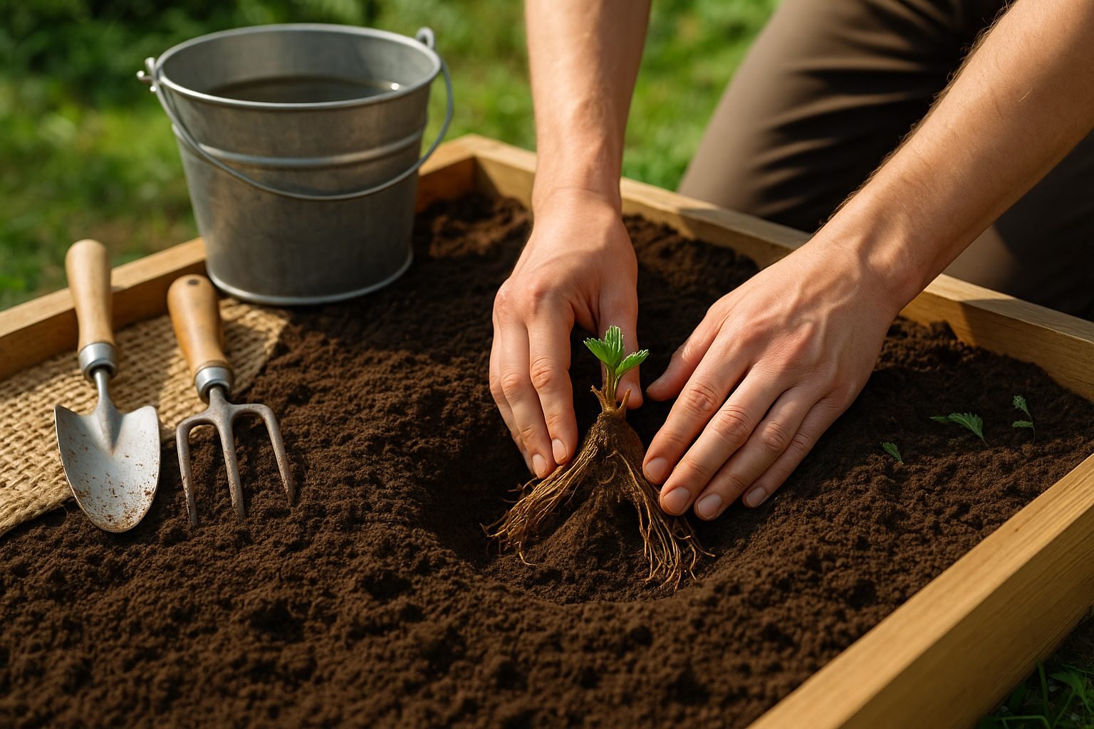 Preparing and Planting Bare Root Strawberries